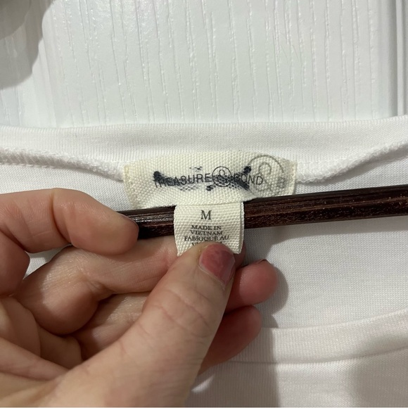 Treasure Bond white sleeveless dress size medium - Picture 4 of 8